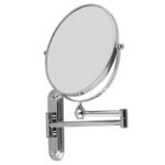 Bath Mirror 5X Magnification Wall Mounted Adjustable Makeup Mirror Arm Extend - Image 7