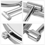 Bath Mirror 5X Magnification Wall Mounted Adjustable Makeup Mirror Arm Extend - Image 9