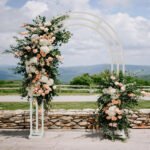 Heavy Strong Metal Wedding Arch Garden Arbor Floral Backdrop Stand Indoor Outdoor - Image 2