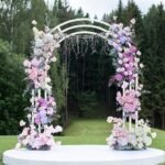Heavy Strong Metal Wedding Arch Garden Arbor Floral Backdrop Stand Indoor Outdoor - Image 4