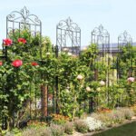 2 Pcs Large Metal Garden Trellis for Outdoor Yard & Patio - Image 7