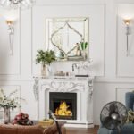 High-grade Unique Decorative Accent Mirror Elegant Square Wall Silver HD Mirror - Image 5