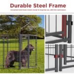 Large Jumbo Outdoor Dog Kennel Heavy Duty Pet Playpen Pre-galvanized Animal Cage Fence - Image 7