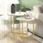 Set of 2 Sintered Stone Nesting End Tables - Image 4