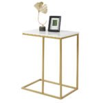 Heavy-Duty C-Shaped End Table with Storage - Image 2