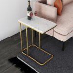 Heavy-Duty C-Shaped End Table with Storage - Image 3