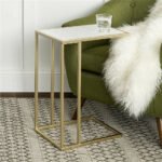 Heavy-Duty C-Shaped End Table with Storage - Image 4
