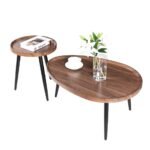 Industrial Nesting Wooden Side Tables - Image 6
