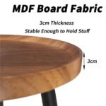 Industrial Nesting Wooden Side Tables - Image 7