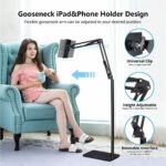 360 Tablet Floor Stand Adjustable 5-12.9 Inch Overhead Phone Desktop Holder - Image 7