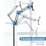 360 Tablet Floor Stand Adjustable 5-12.9 Inch Overhead Phone Desktop Holder - Image 8