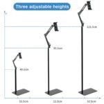 360 Tablet Floor Stand Adjustable 5-12.9 Inch Overhead Phone Desktop Holder - Image 9