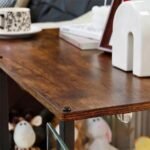Anti-Bite Glass Indoor Dog Cage - Modern Furniture Style Dog Kennel End Table with Lockable Wheels and Double Doors - Image 10