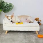 Luxurious Rectangular Pet Sofa Bed with Anti-Skid Base - Image 2