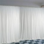 3mx6m 10ft Silk White Backdrop Drapes Curtain Wedding Ceremony Party Home Window Decor - Image 8