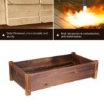 Large Rectangular Wooden Planters Garden Outdoor Flower Plant Herbs Pot Boxes - Image 8