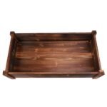 Large Rectangular Wooden Planters Garden Outdoor Flower Plant Herbs Pot Boxes - Image 9