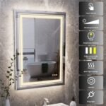 Modern Luxury: LED Mirror with Defogger 600*800mm Double LED - Image 7