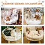 Pet Sofa Bed with Plush Cushion & Wooden Legs - Image 8
