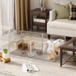 Large Acrylic Dog Playpen Fence Clear Pet Fertility Cage Fence Enclosure Playgroup - Image 2