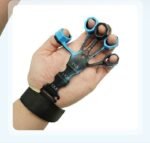 10 pcs Blue Finger Exerciser and Hand Strengthener - Adjustable Silicone Grip Strength Trainer for Physical Therapy, Athletes and Musicians - 13LB to 21LB Resistance Levels - Image 5