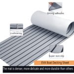 Grey Striped EVA Boat Deck Mat - Waterproof Non-Slip Flooring for Yacht, Boat, and Outdoor Use(2400x300x6mm) - Image 4