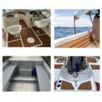 Grey Striped EVA Boat Deck Mat - Waterproof Non-Slip Flooring for Yacht, Boat, and Outdoor Use(2400x300x6mm) - Image 8