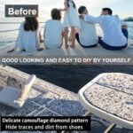 Snow Camouflage EVA Boat Deck Mat - Non-Slip, Waterproof Flooring for Yacht, Boat, and Outdoor Use(2400x300x5mm) - Image 4