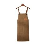Black 16-ounce Heavy-Duty Canvas Apron â€“ Durable, Waterproof & Oil-Resistant Kitchen Workwear for Cooking and Crafting - Image 5