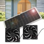 Solar Panel Fan Kit â€“ 16W Monocrystalline Solar Powered Ventilation System with Dual Fans - Image 3