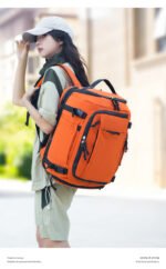 Black Stylish & Spacious Backpack - Lightweight, Expandable Travel & Daily Use Rucksack (31 —20 —43cm) - Image 9