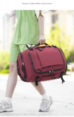 Beige Stylish & Spacious Backpack - Lightweight, Expandable Travel & Daily Use Rucksack (31 —20 —43cm) - Image 7