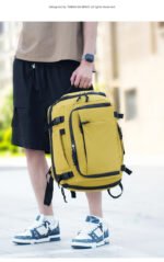 Orange Stylish & Spacious Backpack â€“ Lightweight, Expandable Travel & Daily Use Rucksack (31Ã—20Ã—43cm) - Image 8