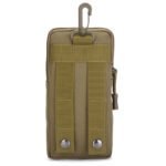 Black camouflage Multi-Functional Outdoor Water Bottle & Phone Pouch â€“ Tactical Zippered Waist Pack for Travel, Hiking, and Daily Use - Image 4