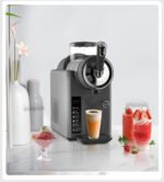 Dark Grey Compact Home Cold Drink & Ice Cream Maker â€“ Multi-Functional Slush, Milkshake, Coffee, Cocktail & Ice Cream Machine with Auto-Clean Function (AU Plug)