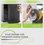 Dark Grey Compact Home Cold Drink & Ice Cream Maker â€“ Multi-Functional Slush, Milkshake, Coffee, Cocktail & Ice Cream Machine with Auto-Clean Function (AU Plug) - Image 4