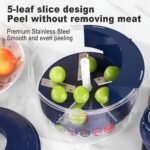 Blue Automatic Grape Peeler Machine - High-Efficiency & Mess-Free, Electric Fruit Skin Remover for Home Fruit-Lover & Commercial Tea Shops - Image 2