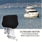 Heavy-Duty Full Marine Engine Coverage for 175-225HP - Waterproof & UV Resistant All-Weather Boat Engine Protector