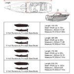 Black Heavy-Duty V-Hull Shield for 16 to 18 FT Yachts - All-Weather Water / Dust / UV Resistant 190T Silver Coated  Marine Protector - Image 6