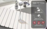 30x40cm Foldable Marble Pattern Kitchen Dish Drainer(Style 1) - Ultra-Absorbent Natural Stone Mat, Fast-Drying & Space-Saving - Image 6