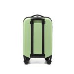 Orange 20 Inch Foldable Carry-on Suitcase with 360 Spinner Wheels and Combination Lock, Lightweight Space Saving Hard Shell Luggage for Australian Travel - Image 2