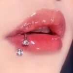 2-PCS Champagne G23 Titanium Horseshoe Ring with 5A Zircon Internal Thread for Nose Ear Lip Septum Piercing Hypoallergenic Jewelry for Local Trendsetters - Image 4