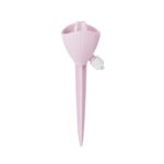 5-PCS Pink Automatic Plant Watering Spikes with Adjustable Flow Control Universal Fit 5 Pack for Indoor and Outdoor Potted Plants Reliable Gardening Solution for Local Homes