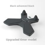 Black Multi-functional Balance Board with Timer for Core Training and Fitness Entertainment, Home Workout Equipment for Abdominal Strength and Overall Conditioning