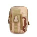 Sansha Camouflage Tactical Molle Waist Bag Waterproof Phone Pouch for 6 inch Smartphones Compact Large Capacity Belt Loop Organizer for Local Outdoor Adventurers