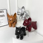 Red French Bulldog Shaped Crossbody Bag PU Leather Animal Design for Daily Outings Fashionable and Lightweight Accessory for Local Trendy Women - Image 3
