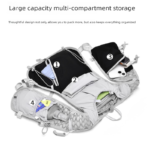 Green and yellow Lightweight Hydration Backpack with 2L Water Bladder Compartment â€“ Ideal for Running, Cycling, Hiking, and Outdoor Activities - Image 7