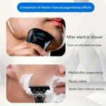 2-Pack 6-Layer Manual Razor with 30 Replacement Blades â€“ Ultra-Close Shave for Men, Stainless Steel Handle with One-Click Blade Change - Image 3