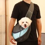Yellow Portable Pet Sling Backpack for Small Dogs and Cats â€“ Size S with Breathable Mesh Design - Image 5