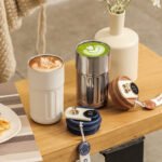 Red Smart Digital Insulated Coffee Mug with 316 Stainless Steel Inner Liner â€“ Vacuum-Sealed Travel Tumbler with Temperature Display, USB-C Rechargeable, Leak-Proof Lid for Hot and Cold Beverages - Image 5